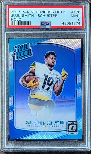 2017 SP JUJU SMITH-SCHUSTER Panini Donruss Optic HOLO PRIZM PSA 9 Rookie RC #176