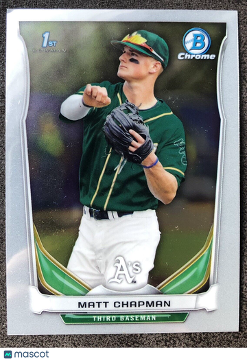 MATT CHAPMAN 2014 1st Bowman Chrome CDP21 ROOKIE CARD RC Oakland A's ⚾ FREE S&H
