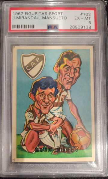 J. Miranda/L. Mansueto 1967 Figuritas Sport #103