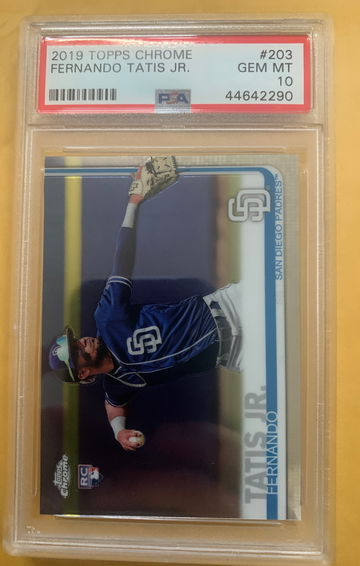 2019 topps chrome Fernando tatis psa 10