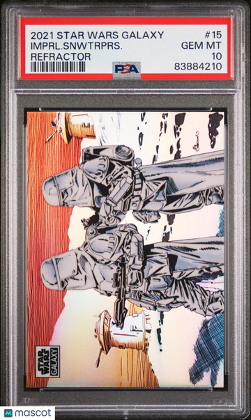 2021 Topps Chrome Star Wars Galaxy Imprl. Snwtrprs. #15 PSA 10