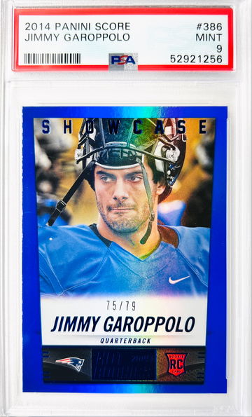 ⭐️ 2014 JIMMY GAROPPOLO SCORE #386 PSA 9 RC /79 🔥🔥