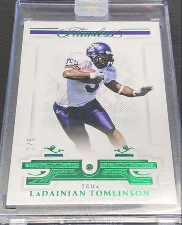 2021 Panini Flawless Collegiate Emerald 3/5 LaDainian Tomlinson #146 HOF