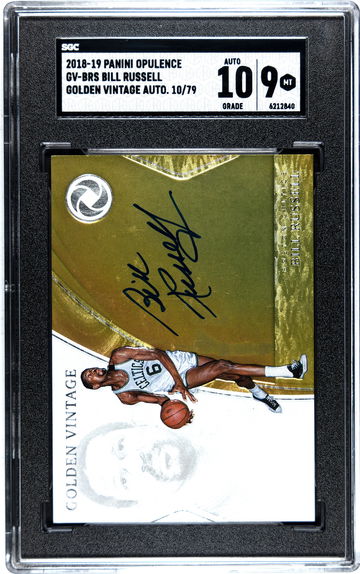 2018-19 Panini Opulence GV-BRS Bill Russell