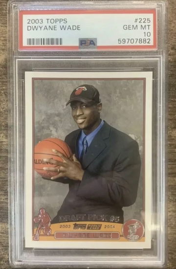 2003 Topps Dwyane Wade PSA10 Rookie