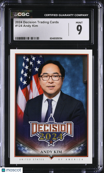 2024 Decision Trading Cards Andy Kim #124 CGC 9