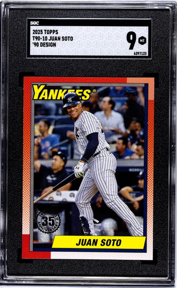 2025 Topps #T90-10 Juan Soto '90 SGC 9