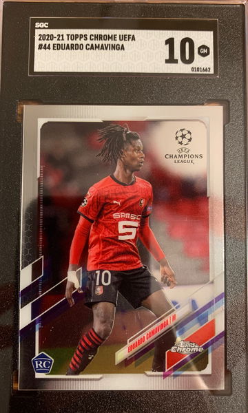 2020-21 Topps Chrome UEFA Eduardo Camavinga SGC 10