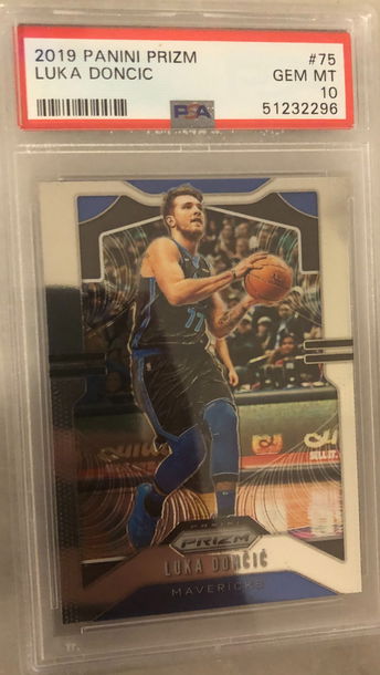 2019-20 Prizm Luka Doncic PSA 10 #75 2nd Second Year Rookie RC ROY