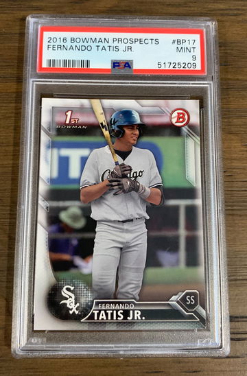 FERNANDO TATIS JR. 2016 Bowman 1st Paper Prospects #BP17 PSA 9 MINT
