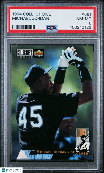 1994 Collector's Choice Michael Jordan #661 PSA 8