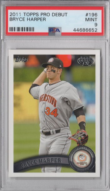 2011 Topps Pro Debut Bryce Harper PSA 9