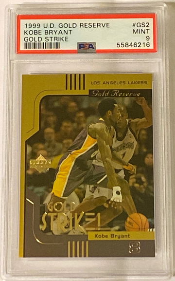 U D GOLD RESERVE KOBE BRYANT PSA 9 GOLD STRKE