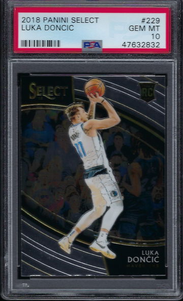 Luka Doncic 2018 Panini Select Courtside PSA 10