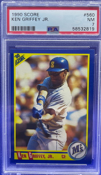 1990 Score Ken Griffey Jr. #560 PSA 7 NM Near Mint Seattle Mariners HOF 2nd Year