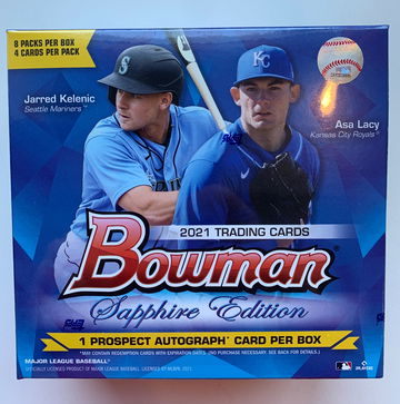 2021 Bowman Sapphire Edition Baseball Box