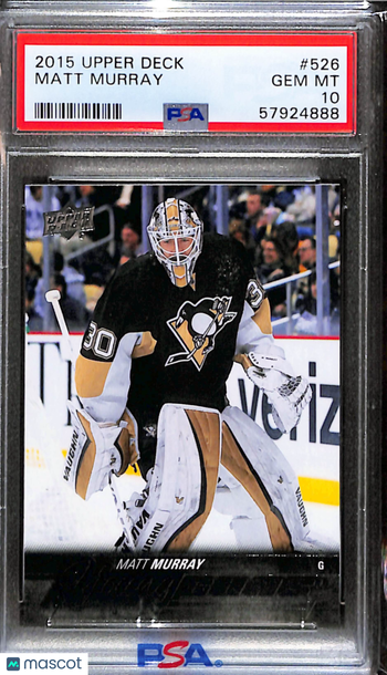 2015 Upper Deck Matt Murray #526 PSA 10