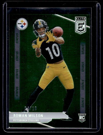 2024 Elite Roman Wilson Status Green #04/10 RC