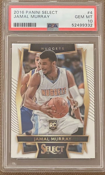 2016 Panini Select Jamal Murray PSA 10 Rookie Nuggets 