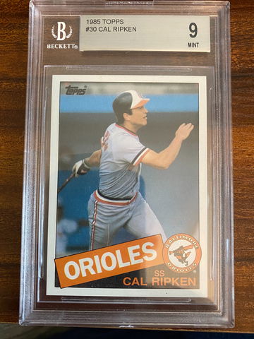 1985 Topps #30 Cal Ripken BGS 9.5/9.5/9.5/8.5