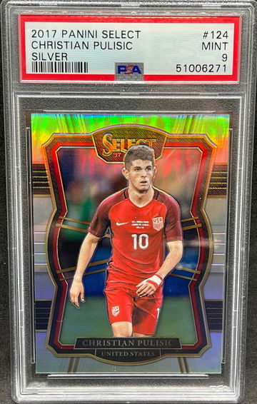 2017 Panini Select Silver Christian Pulisic PSA 9