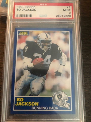 1989 Score Bo Jackson PSA 9