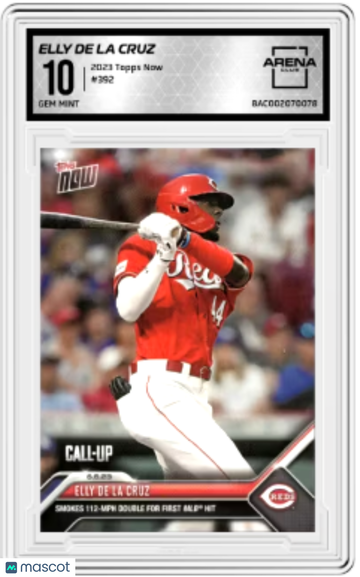 2023 Topps Now Elly De La Cruz #392 Arena Club 10