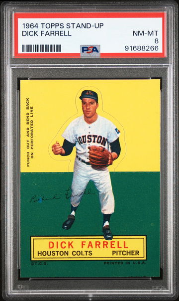 1964 Topps Stand-Ups Dick Farrell #24 PSA 8