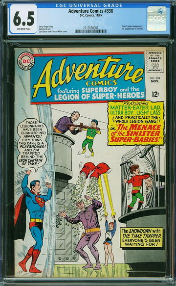 ADVENTURE COMICS #338, CGC 6.5 FN+