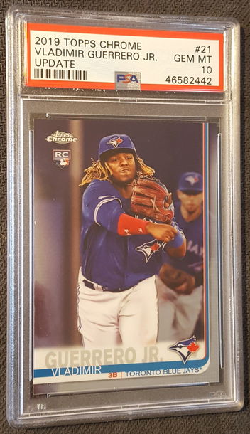 2019 Topps Chrome Update Vladimir Guerrero Jr PSA 10