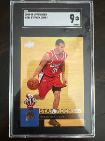 2009-10 Upper Deck Stephen Curry 234 SGC 9