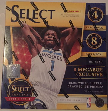 2020 2021 Panini Select Basketball Mega Box