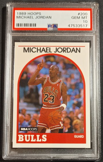 1989 Hoops Michael Jordan PSA 10