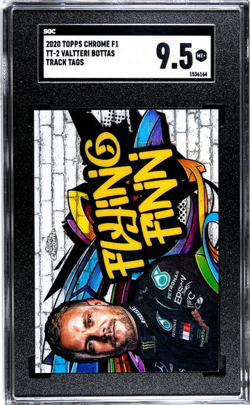 2020 Topps Chrome #TT-2 Valtteri Bottas Track Tags SGC 9.5