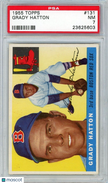1955 Topps Grady Hatton #131 PSA 7 P1322