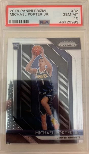 Michael Porter Jr Prizm 2018 PSA 10
