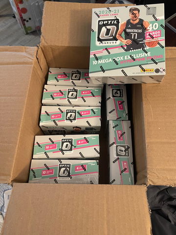 2020-21 Nba Optic Mega Box lot (8 boxes)