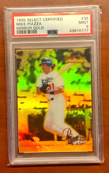 1995 Select Mirror Gold Mike Piazza PSA 9