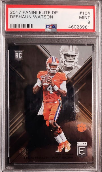2017 PANINI ELITE DP DESHAUN WATSON ROOKIE RC PSA 9