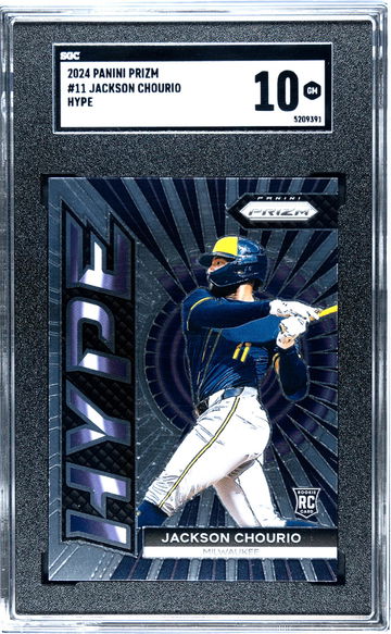 2024 Prizm #11 Jackson Chourio Hype SGC 10