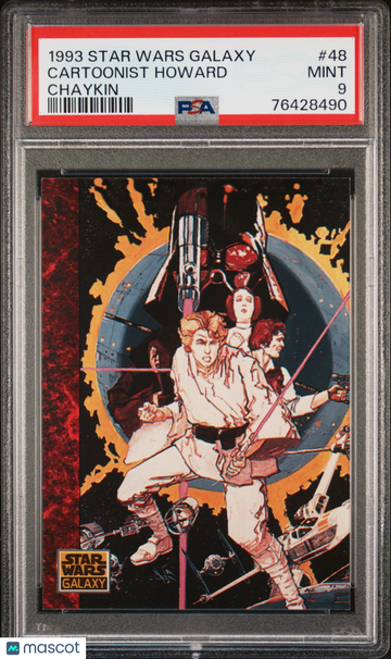 1993 Star Wars Galaxy Cartoonist Howard #48 PSA 9