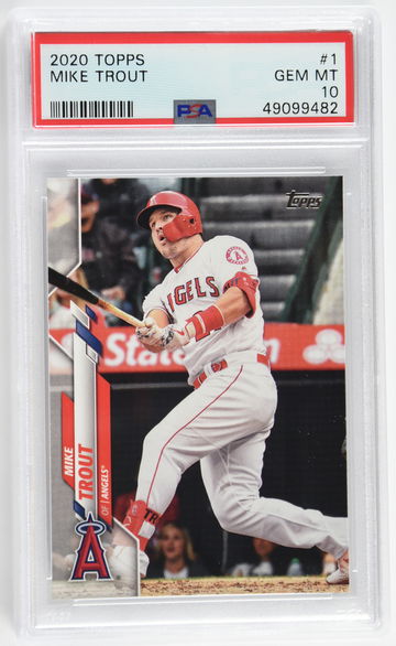 2020 Topps Mike Trout PSA 10 #1