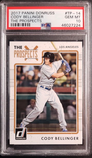 2017 Donruss The Prospects  #TP14 Cody Bellinger RC PSA 10