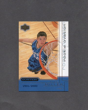 2000-01 Upper Deck Ovation #65 Mike Miller /2000 RC 