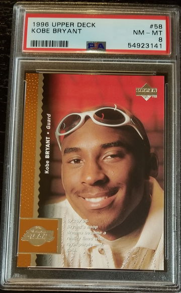 1996 upper deck kobe Bryant 