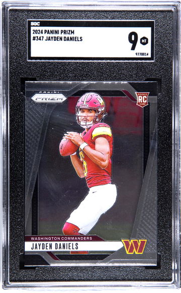 2024 Panini Prizm Jayden Daniels #347 RC SGC 9