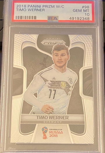 2018 Prizm World Cup Timo Werner PSA 10
