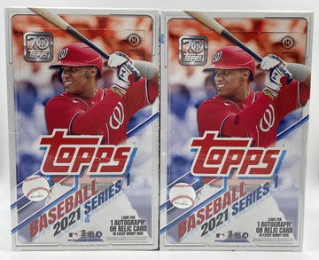 2021 Topps Series 1 Baseball Hobby Box (Lot of 2)