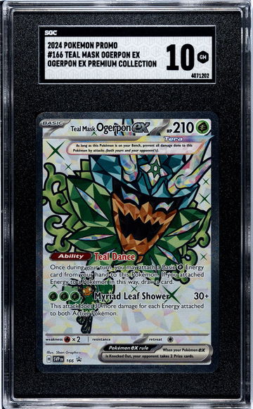 2024 Pokémon Scarlet & Violet Promo Teal Mask Ogerpon #SVP166 Tera EX SGC 10