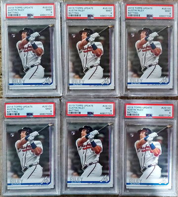 Austin Riley PSA 9 x 6 Update Rookie